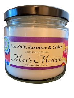 Sea Salt Jasmine & Cedar Candle
